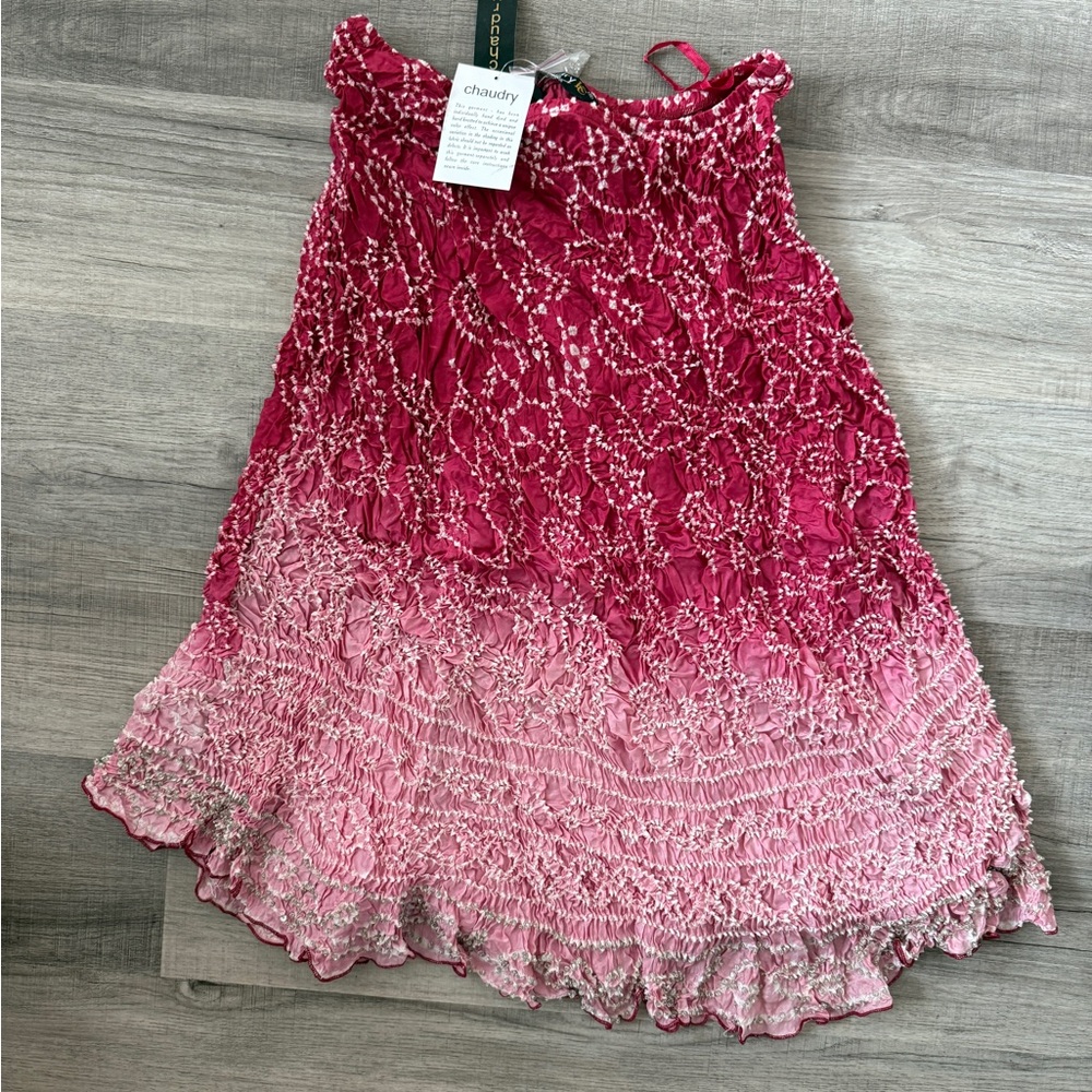 NWT Chaudry Pink Ombre Skirt